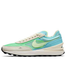 Кроссовки вафли один Nike, зеленый dc2533-401 | green/blue/creamwhite