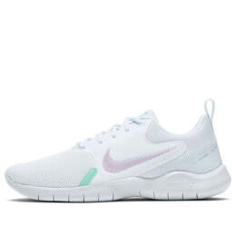 Кроссовки flex experience run 10 Nike, белый ci9964-101 | white/purple/green/gray/purple/whitegold