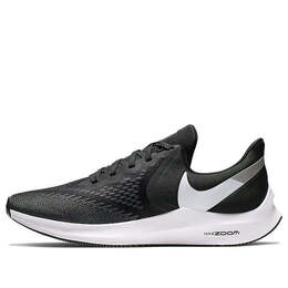 Кроссовки zoom winflo 6 Nike, черный aq7497-001 | black/white-dark grey-mtlc platinum