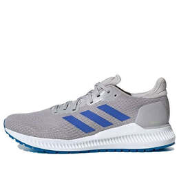 Кроссовки solarblaze Adidas, серый ee4230 | grey two / glow blue / signal green