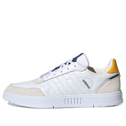 Кроссовки neo courtmaster Adidas, белый fy8046 | white/yellow