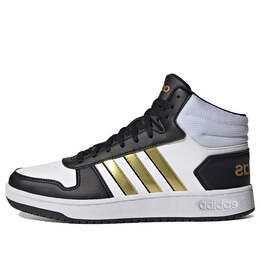 Кроссовки neo hoops 2.0 средние Adidas, белый h01197 | white/blue/gold/black