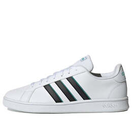 Кроссовки neo grand court base Adidas, белый eg5943 | white/black/green