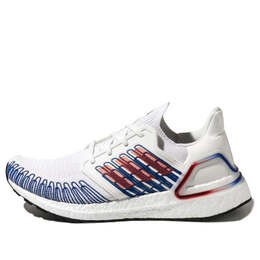 Кроссовки ultraboost_20 красные Adidas, белый fy3446 | white/blue/red