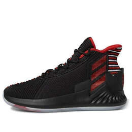Кроссовки derrick rose 9 geek up Adidas, черный ee6846 | black/white/red