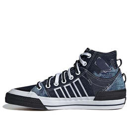 Кроссовки оригинальные nizza hi dl Adidas, синий gv9917 | blue/white
