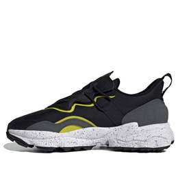 Кроссовки оригиналы ozweego флипшилд Adidas, черный fy5776 | black/white/yellow