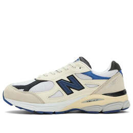 Кроссовки teddy santis x 990v3 сделано в сша New Balance, голубой m990wb3 | whiteblue