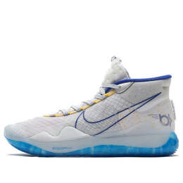 Кроссовки zoom kd 12 ep Nike, белый ar4230-100 | white/metallic gold-game royal-amarillo