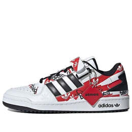 Кроссовки atmos x forum низкие Adidas, белый gw3487 | white/red/black