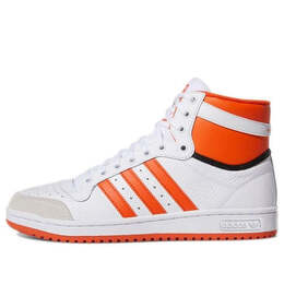 Кроссовки топ десятка высокие Adidas, белый s24136 | white/orange