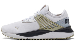 Кроссовки Puma Pacer Future Life Unisex Casual, белый/черный/зеленый 387267-01