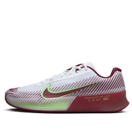 Кроссовки Court Air Zoom Vapor 11 HC Nike, белый dr6966-104 | white/lime blast/team red