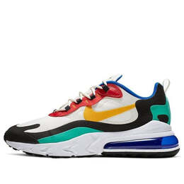 Кроссовки air max 270 react Nike, белый ao4971-002 | white/red/yellow/blue/green