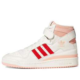 Кроссовки оригиналы форум 84 высокие туфли Adidas, белый h01670 | creamwhite/pink