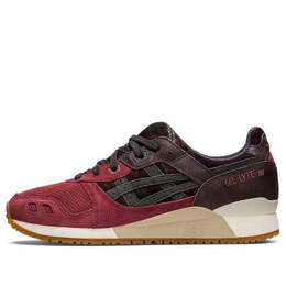 Кроссовки гель лайт 3 ог Asics, красный 1201a686-600 | brisket red/obsidian grey