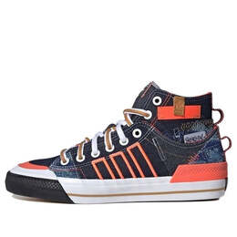 Кроссовки оригинальные nizza hi dl Adidas, синий fz5238 | blue/orange/white