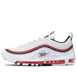 Кроссовки air max 97 Nike, белый ck9397-100 | white/red/black