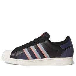 Кроссовки оригинальные суперзвезды обувь Adidas, черный gw5920 | core black/magic grey/turbo
