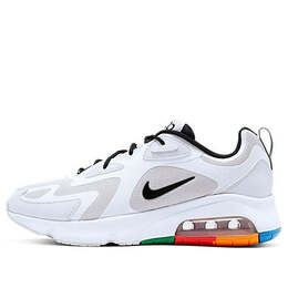 Кроссовки air max 200 Nike, серый aq2568-002 | vast grey/black-white-pacific blue-habanero red-kumquat