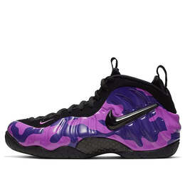 Кроссовки air foamposite pro Nike, черный 624041-012 | black/court purple-hyper violet