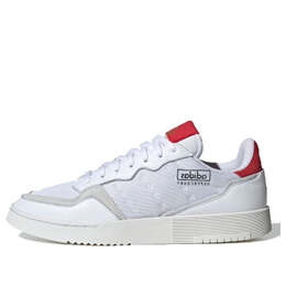 Кроссовки суперкорт обувь Adidas, белый ef5881 | white/brown/red