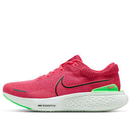 Кроссовки zoomx invincible run flyknit 2 Nike, красный dh5425-600 | siren red/black/team red/green strike