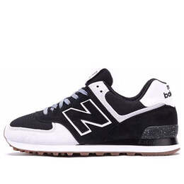 Кроссовки 574 сделано в сша New Balance, черный us574cm2 | black/white