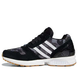 Кроссовки xa bathing ape x undefeated zx 8000 Adidas, черный fy8852 | black
