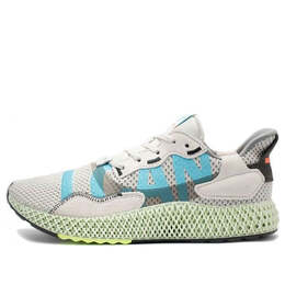 Кроссовки zx 4000 4d Adidas, серый ef9624 | grey one/solar red/bright cyan