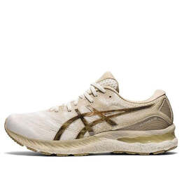 Кроссовки гель нимбус 23 Asics, белый 1011b160-101 | white/light brown