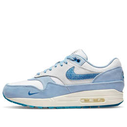 Кроссовки air max 1 премиум Nike, белый dr0448-100 | white/dark marina blue/leche blue