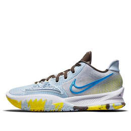 Кроссовки kyrie low 4 Nike, синий cw3985-400 | blue/gray/yellow