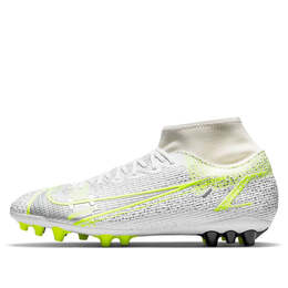 Кроссовки 14 mercurial superfly 8 ag искусственная трава Nike, белый cv0842-107 | white/green