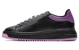 Кроссовки Emporio Armani Skateboarding Shoes Women's Low-top Black/Purple, фиолетовый x3x024xn825r295 | black/purple