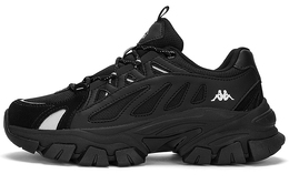 Низкие, износостойкие, нескользящие, массивные кроссовки унисекс Kappa, Black/Silver-990 k0dw5mc92-990 | black/silver-990