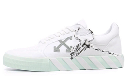 Кроссовки мужские Off-White Vulc Low Eco, белый / мятно - зеленый omia085f21fab0010151