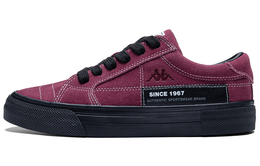 Кроссовки Kappa Skateboarding Shoes Unisex Low-top Burgundy, черный k0dz5cc22cj-574 | burgundy/black
