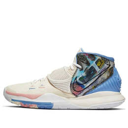 Кроссовки kyrie 6 разогрев Nike, белый cn9839-101 | white