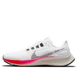 Кроссовки air zoom pegasus 38 Nike, белый dj5397-100 | white/grey/pink blast/black