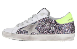 Кроссовки Golden Goose Super-Star Skateboarding Shoes Women's Low-top White Sequins, цвет White sequins g36ws590.v58 | white sequins