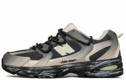 Кроссовки NB 530 унисекс средней высоты, черный/серый New Balance mr530sh(team300-暗月夜空) | dark gray