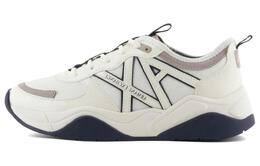 Кроссовки Armani Exchange Logo-embossed Chunky Sneakers, черный/белый xdx039xv3111s777 | black/white