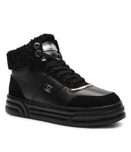 Кожаные кроссовки Liu Jo CLEO 22, черный lc245w0000022220036 | nero