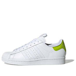 Кроссовки оригинальные superstar shoes основные Adidas, белый fw2846 | white/green