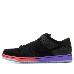Кроссовки sb dunk low premium qs Nike, черный 504750-001 | black/black-purple venom