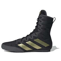 Кроссовки коробка свинья 4 Adidas, черный gz6116 | black/gold