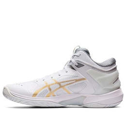 Кроссовки Gel Burst 24 золотые Competition Asics, белый 1063a015-100 | white/gold