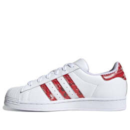 Кроссовки оригиналы суперзвезда Adidas, белый gz9156 | white/dark red
