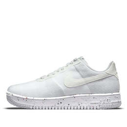 Кроссовки air force 1 crater flyknit Nike, белый dc4831-100 | white/sail/wolf grey